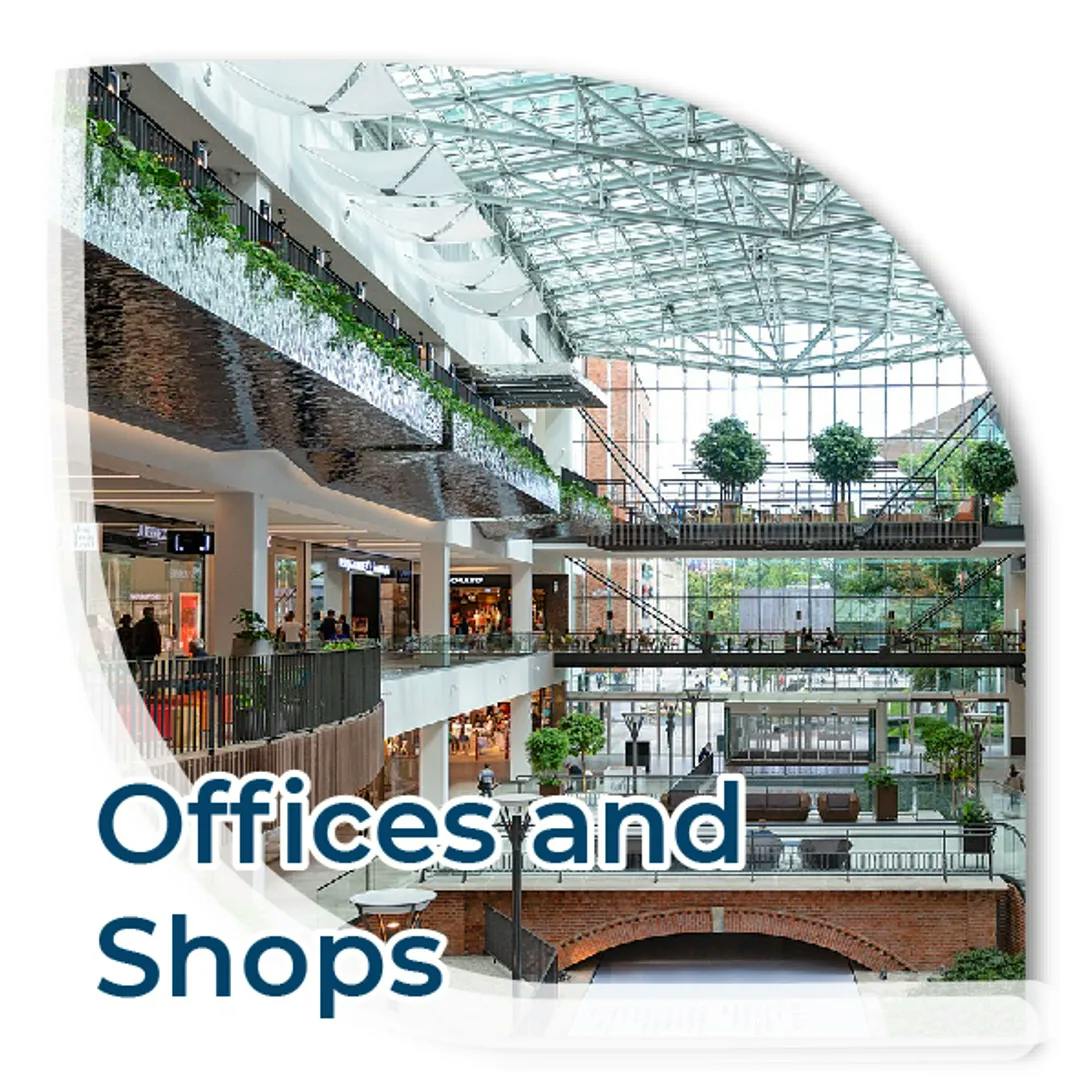 SHOPPING CENTRES - OFFICES – CO-WORKING